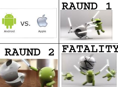 Android Vs Apple Meme Subido Por Ramirogarridom Memedroid