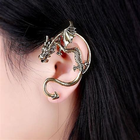 Fashion Retro Gothic Punk Wind Domineering Personality Dragon Shape