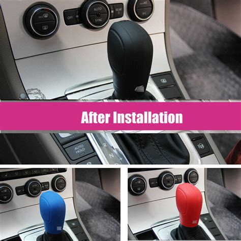 8 Colors Soft Silicone Nonslip Car Shift Knob Gear Cover Protector Universal Ebay