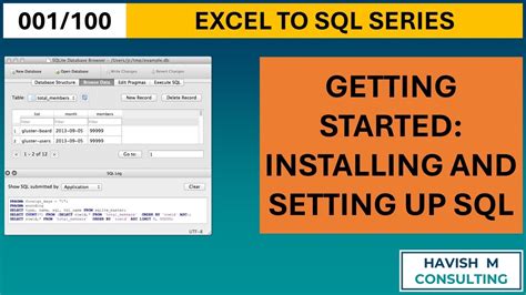 001100 Getting Started With Sql Installation And Setup Youtube