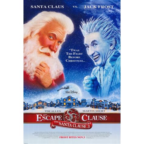 The Santa Clause 3: The Escape Clause - movie POSTER (Style A) (27" x ...