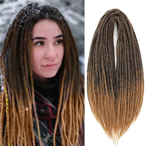 Amazon Leeven Double Ended Dreadlock Extensions Inch Ombre