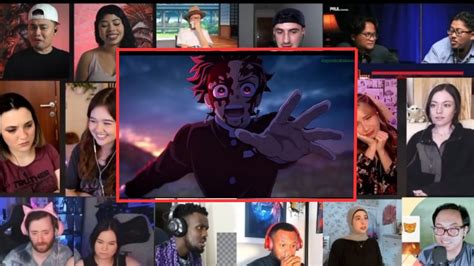 Reactions Tanjiro And Nezuko Vs Hantengu Demon Slayer Season