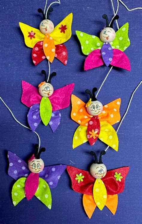 Schmetterling Schmetterling Aus Filz Schmetterling Nähset Schmetterlinge Aus Filz Zum Nähen