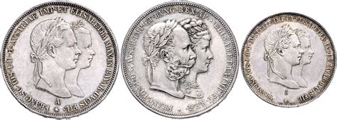 Sterreich Franz Josef I Und Elisabeth M Nzen Medaillen Und