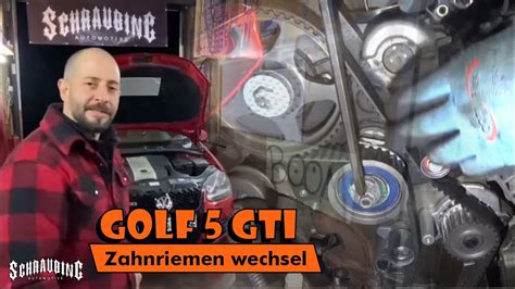 Vw Golf Gti Tfsi Zahnriemen Wechseln Tutorial Youtube