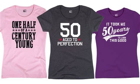 Women's 50th Birthday T-Shirts | Groupon Goods