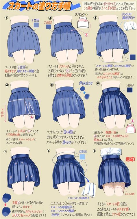 吉村拓也【イラスト講座】 On Twitter 吉村拓也 女の子 イラスト 描き方 服 塗り方