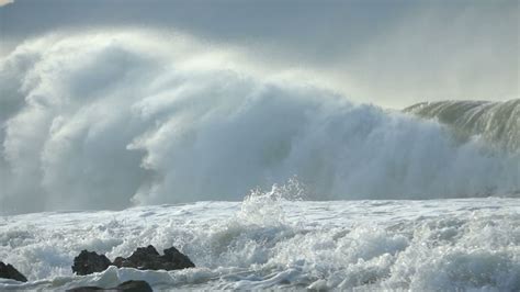 Storm waves landscapes on the ocean image - Free stock photo - Public ...