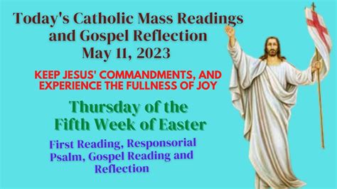 Today's Catholic Mass Readings and Gospel Reflection | Today's Mass ...