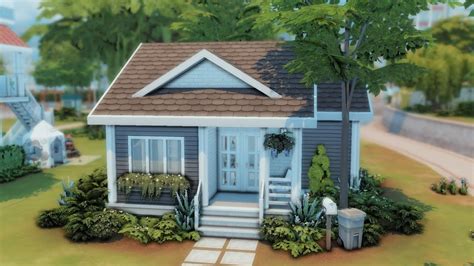 Newcrest Starter Home 🏙️ The Sims 4 Speed Build Base Game Only Youtube