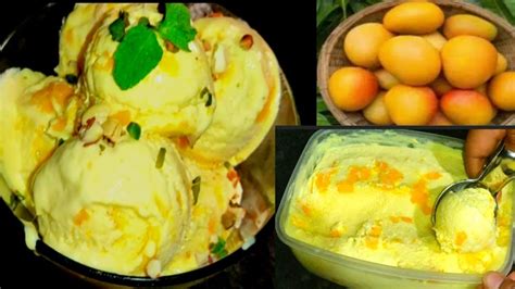 Mango Ice Cream Recipe आम की एकदम साॉप्ट आइसक्रीम बनाने की विधी