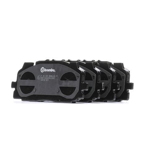 P 85 165 BREMBO 25862 Juego De Pastillas De Freno Preparado Para