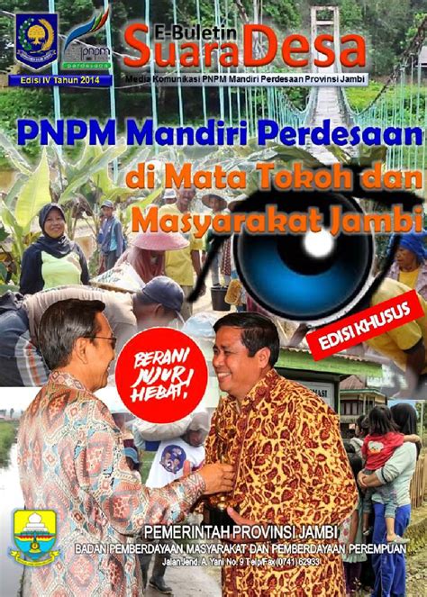 E Bulletin Edisi IV PNPM Mandiri Perdesaan Di Mata Tokoh Dan