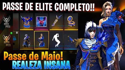 Passe De Elite De Maio Completo Free Fire K Youtube