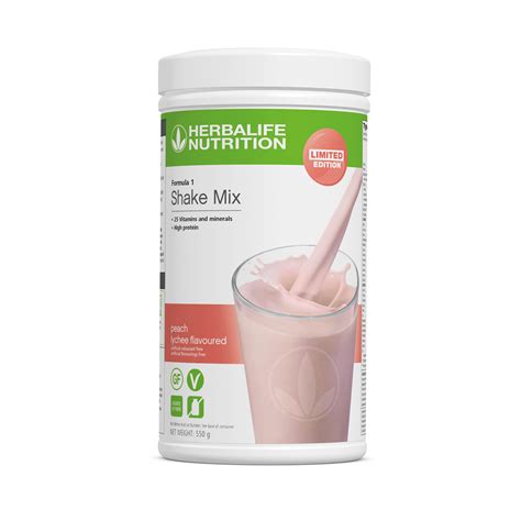 Formula 1 Shake Mix Limited Edition Peach Lychee Flavoured 550g