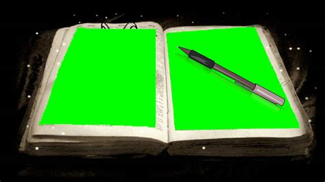 Writing Book Green Screen Animation Stock Footage Hd Youtube