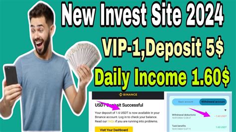 New Invest Site Vip Deposit Daily Income