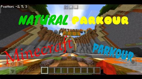 Parkour Alam Minecraft Natural Parkour Youtube