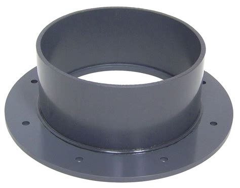 Plastic Supply PVCF12 PVC Flange With Bolt Holes 12 Dia 12 3 4