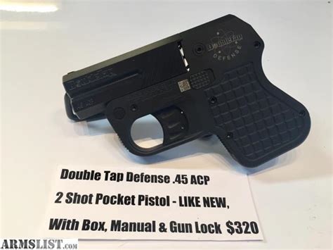 armslist  sale double tap defense  acp  shot pocket pistol