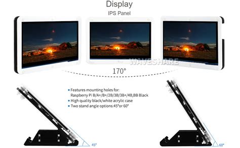 Waveshare Inch Hdmi Lcd C Capacitive Touch Screen Display Supports