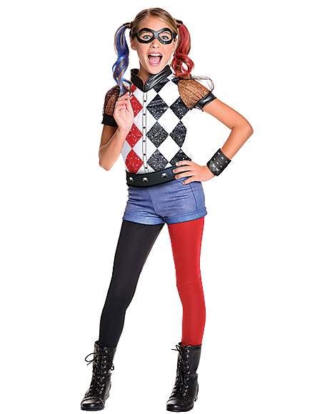 Kids Harley Quinn Costume Dc Comics