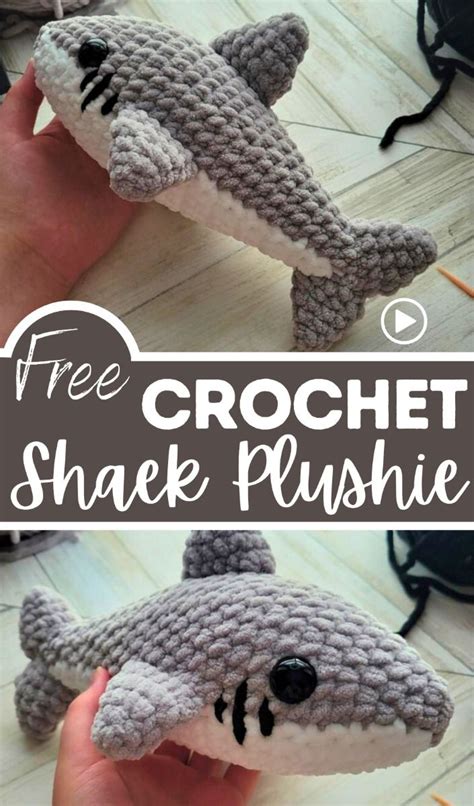 How To Crochet Shark Plushie Amigurumi Pattern Crochet Shark Quick