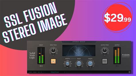 Solid State Logic Ssl Fusion Stereo Image Only Youtube