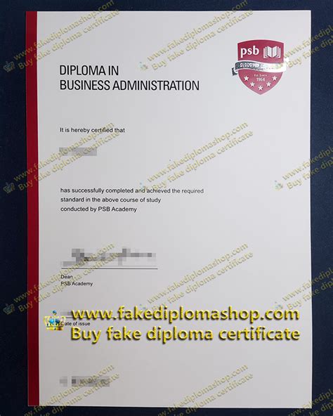 How To Obtain A Fake PSB Academy Diploma In Singapore