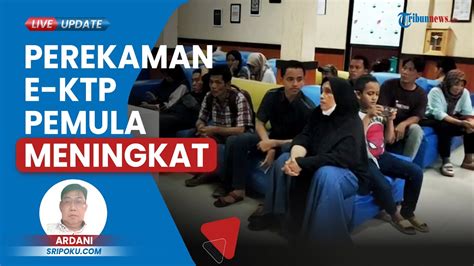 Hari Jelang Pemilu Perekaman E Ktp Oleh Pemilih Pemula