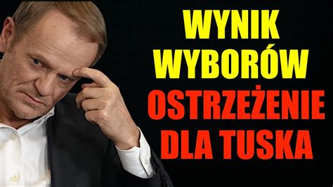 Wynik wyborów to ostrzeżenie dla Premiera Tuska Jego ekipa spoczęła