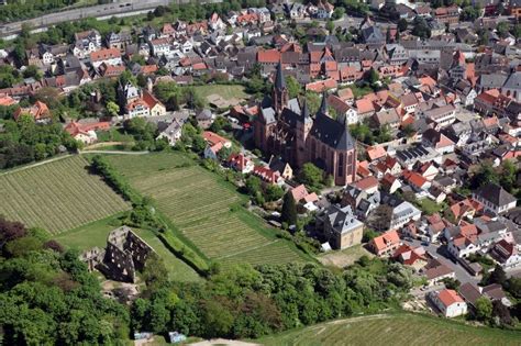 Luftbild Oppenheim Ruine Und Mauerreste Der Ehemaligen Burganlage Der