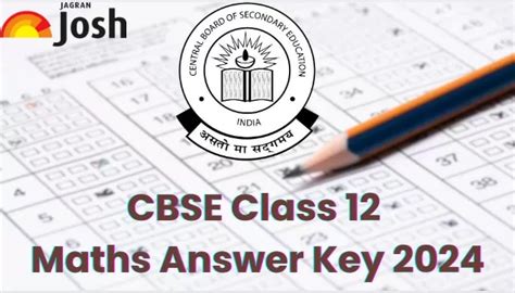 Cbse Class 12 Maths Answer Key 2024 And Question Paper Download Pdf Set 1 2 3 And 4