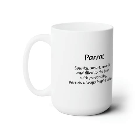 February Birth Month Bird, Parrot, Sister Birthday Gift, Mom Mug ...