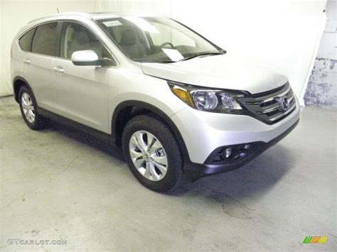 Alabaster Silver Metallic Honda Cr V Ex L Awd Photo