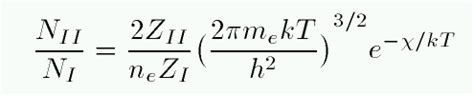 In this equation, n e is the numberdensity of free electrons,and χ is ...