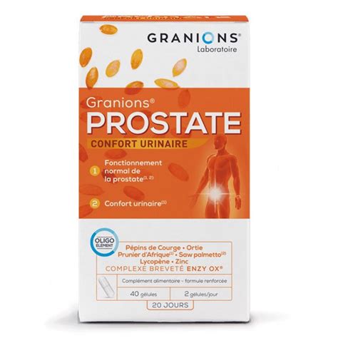 Granions Prostate G Lules Confort Urinaire Palmier Nain Courge