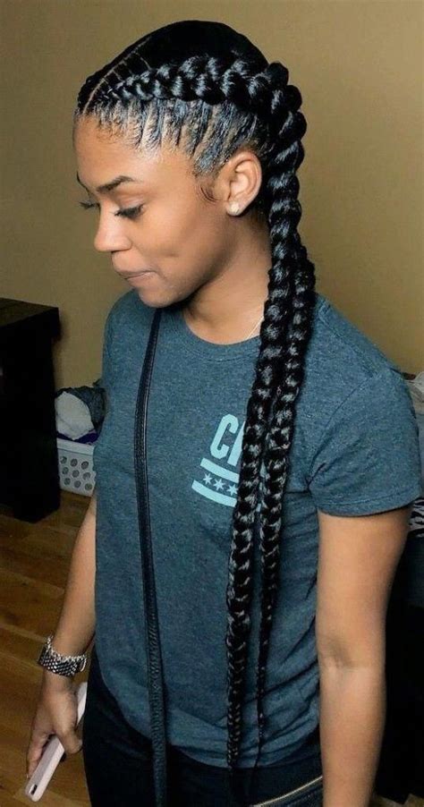 9 Spectacular Two Braided Hairstyles For Black Women