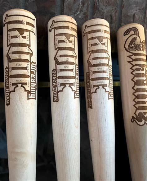 Custom Engraved Baseball Bat - Etsy