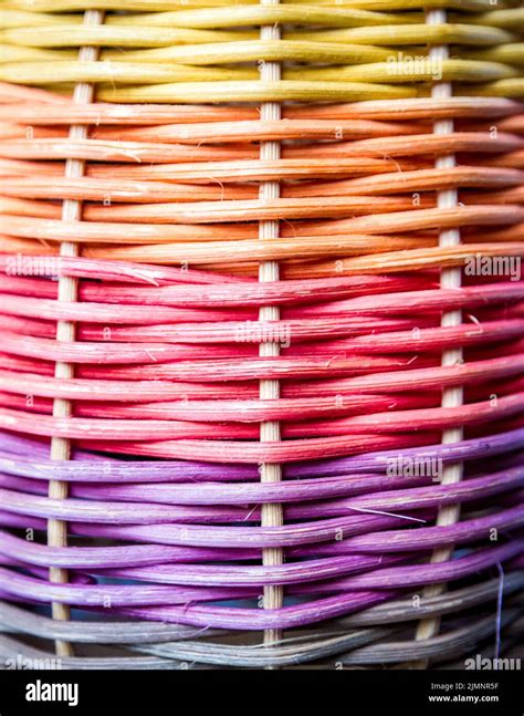 colorful braided reed texture background stock photo alamy