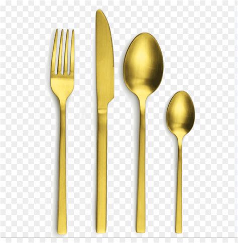 Rose Gold Fork Png Transparent Image Gold Spoon And Fork Png