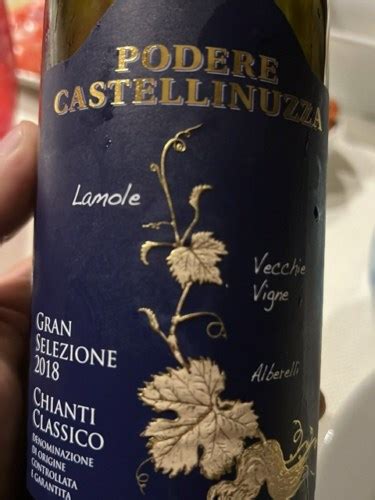 Podere Castellinuzza Gran Selezione Chianti Classico Vivino Us