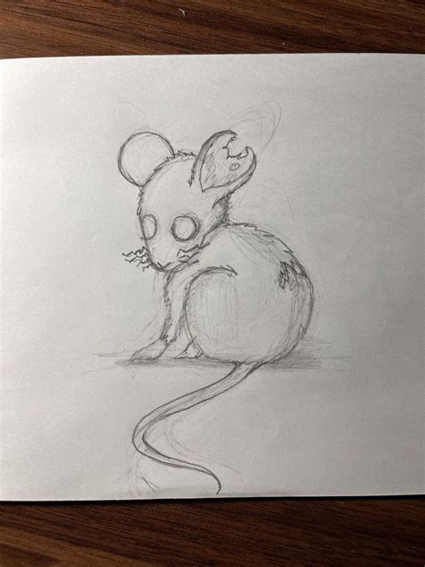 Creepy Mouse In Sketches Creepy Mouse