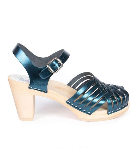 Love This Petrol Metallic Barcelona Leather Sandal By Maguba On Zulily