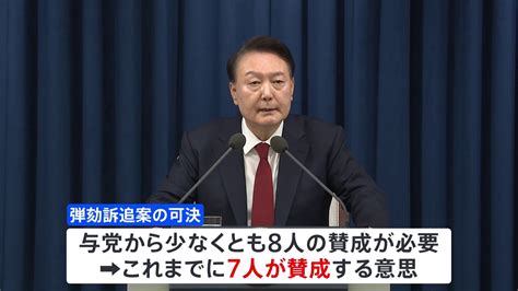 韓国の野党6党 ユン大統領に対する弾劾訴追案を再び提出 あす採決へ 今回は可決の可能性も Cube ニュース