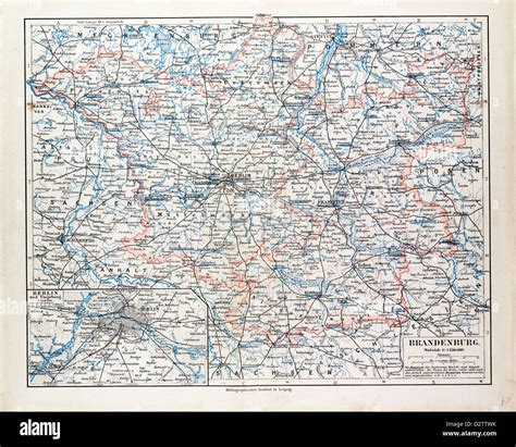 Map of brandenburg hi-res stock photography and images - Alamy