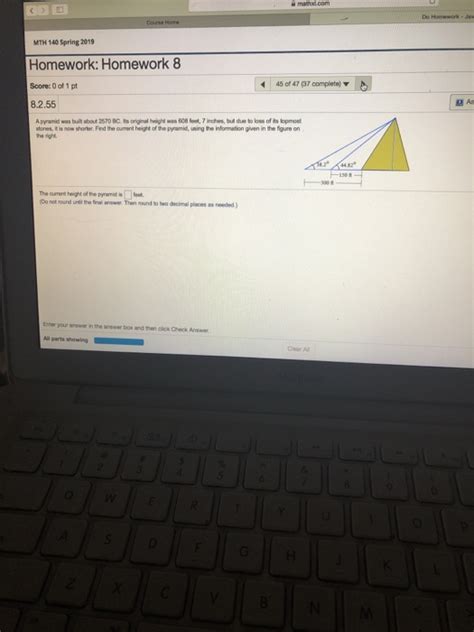 Solved MTH 140 Spring 2019 Homework Homework 8 Score 0 Of Chegg