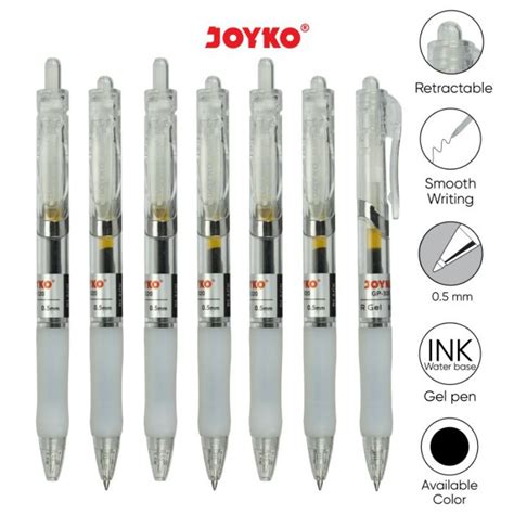 Jual Gel Pen Joyko Gp R Gel Pulpen Pena Joyko Gp R Gel Mm