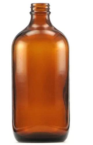 Brown 200 Ml Capacity Hot Stamping Glass Narrow Flip Top Screw Cap